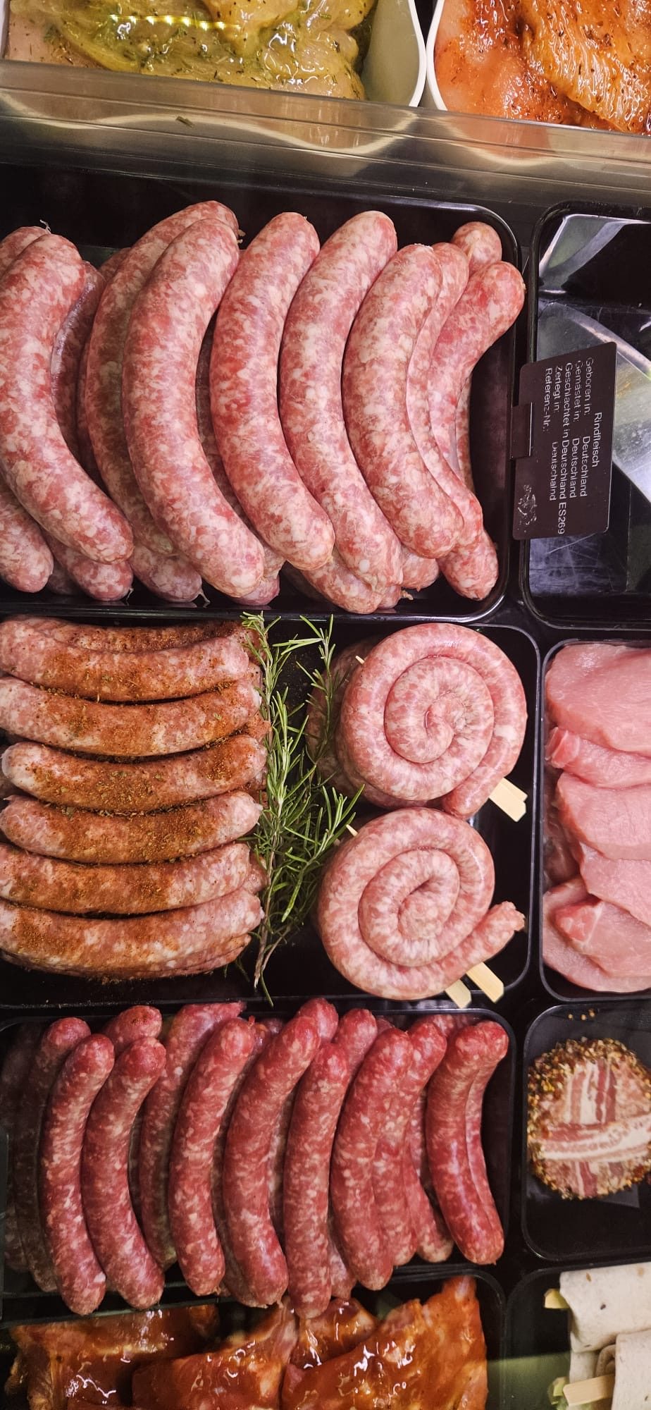 Grillwürstchen aus der Fleischerei Gröne