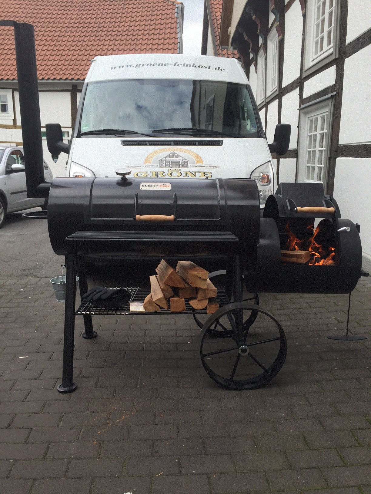 Smoker beim Partyservice Gröne